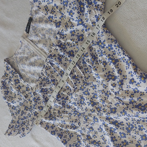 SHEIN Floral Blue and White Dress NWOT - Picture 13 of 16